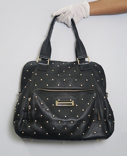 Studded Rolling Bag, front view